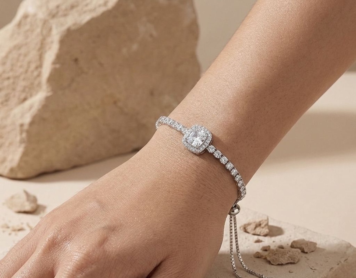 Adjustable Bracelets - Silver (SYBR-27)