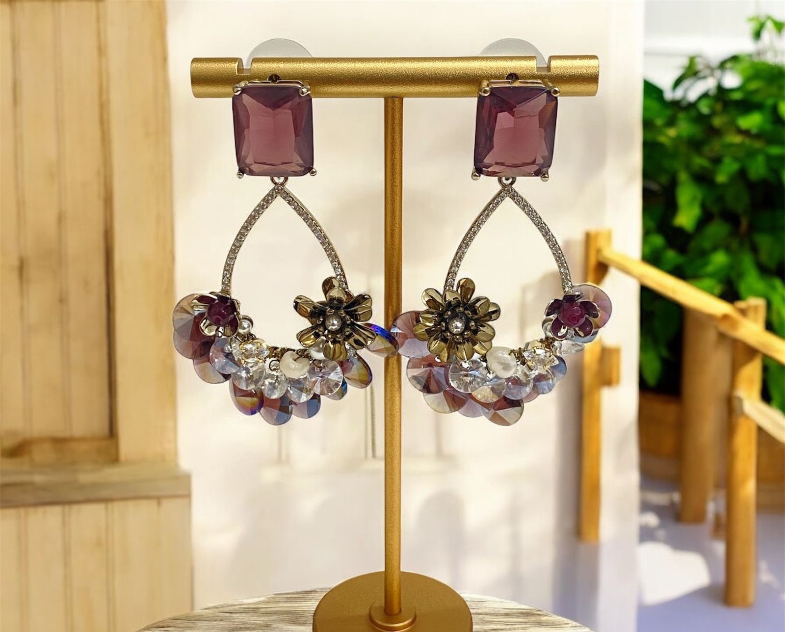 Crystal Earrings - Long Earrings (CRER-146)