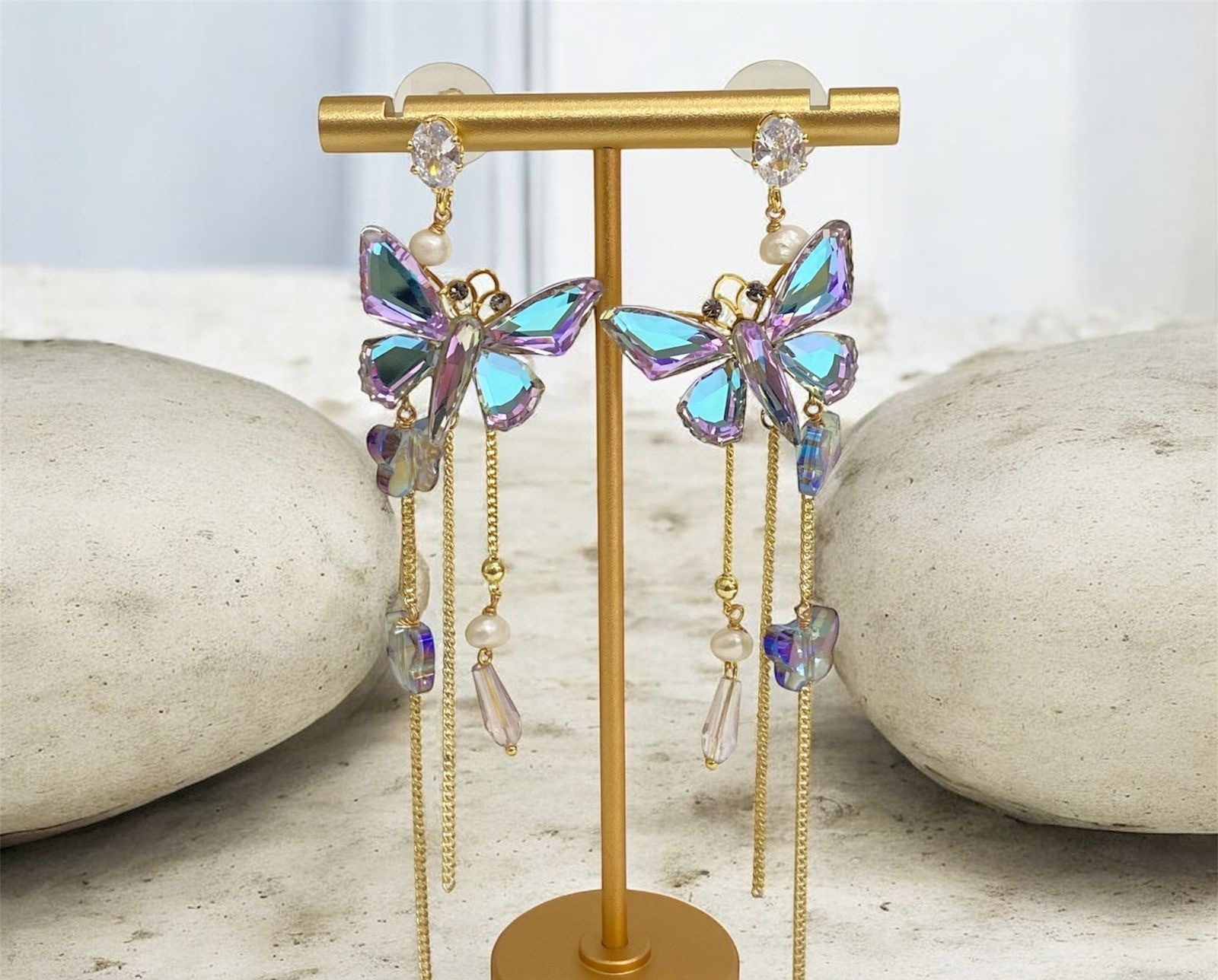 Crystal Earrings - Long Earrings (CRER-147)