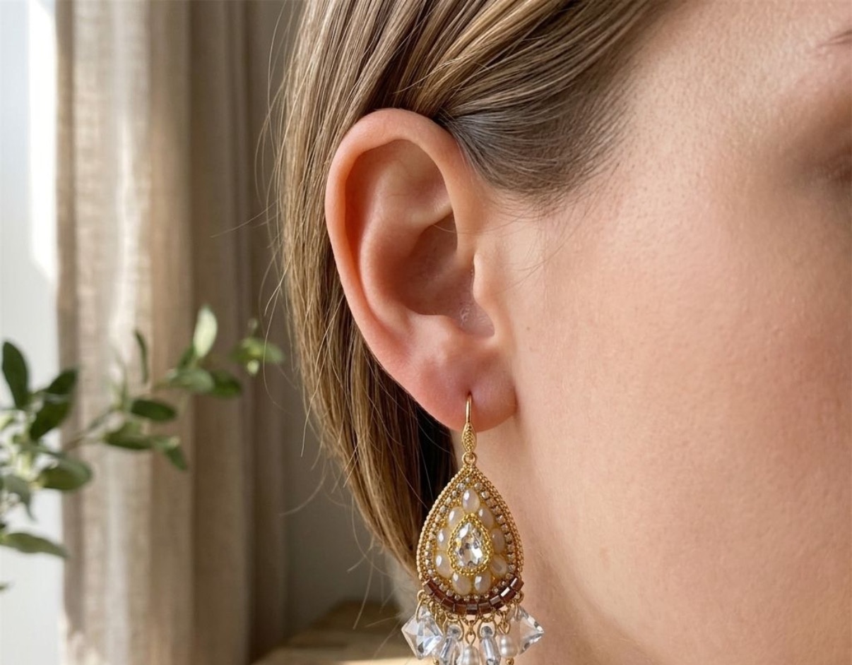 Crystal Earrings - Long Earrings (CRER-80)