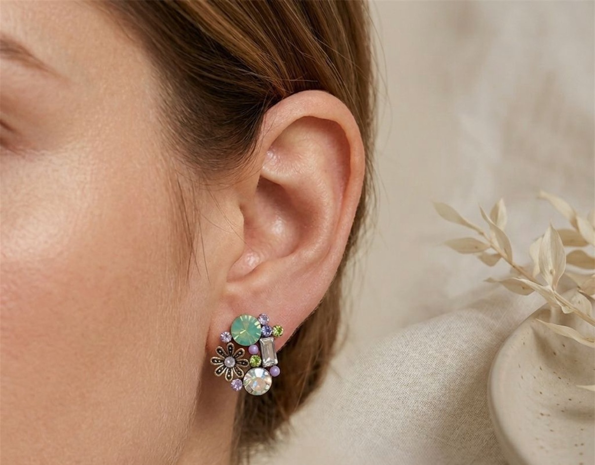 Crystal Earrings - Tops (CRER-26)