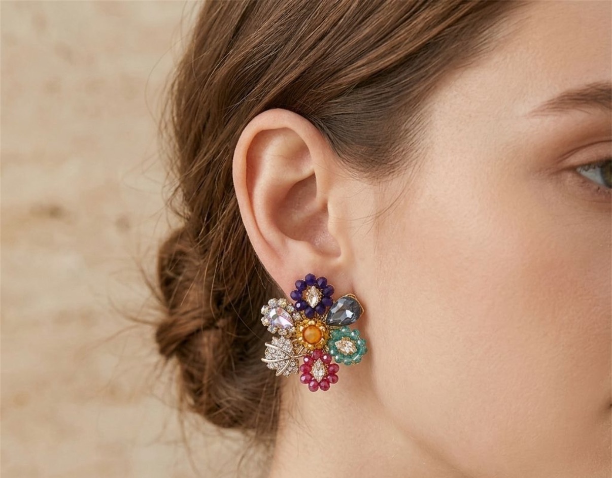 Crystal Earrings - Tops (CRER-27)