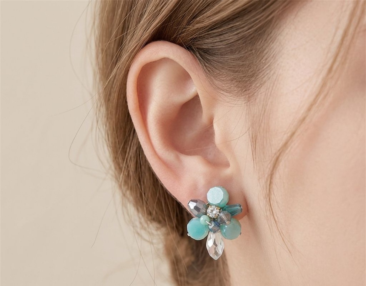 Crystal Earrings - Tops (CRER-4)