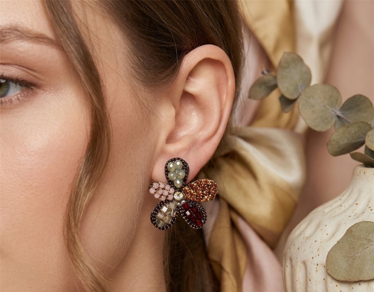 Crystal Earrings - Tops (CRER-43)