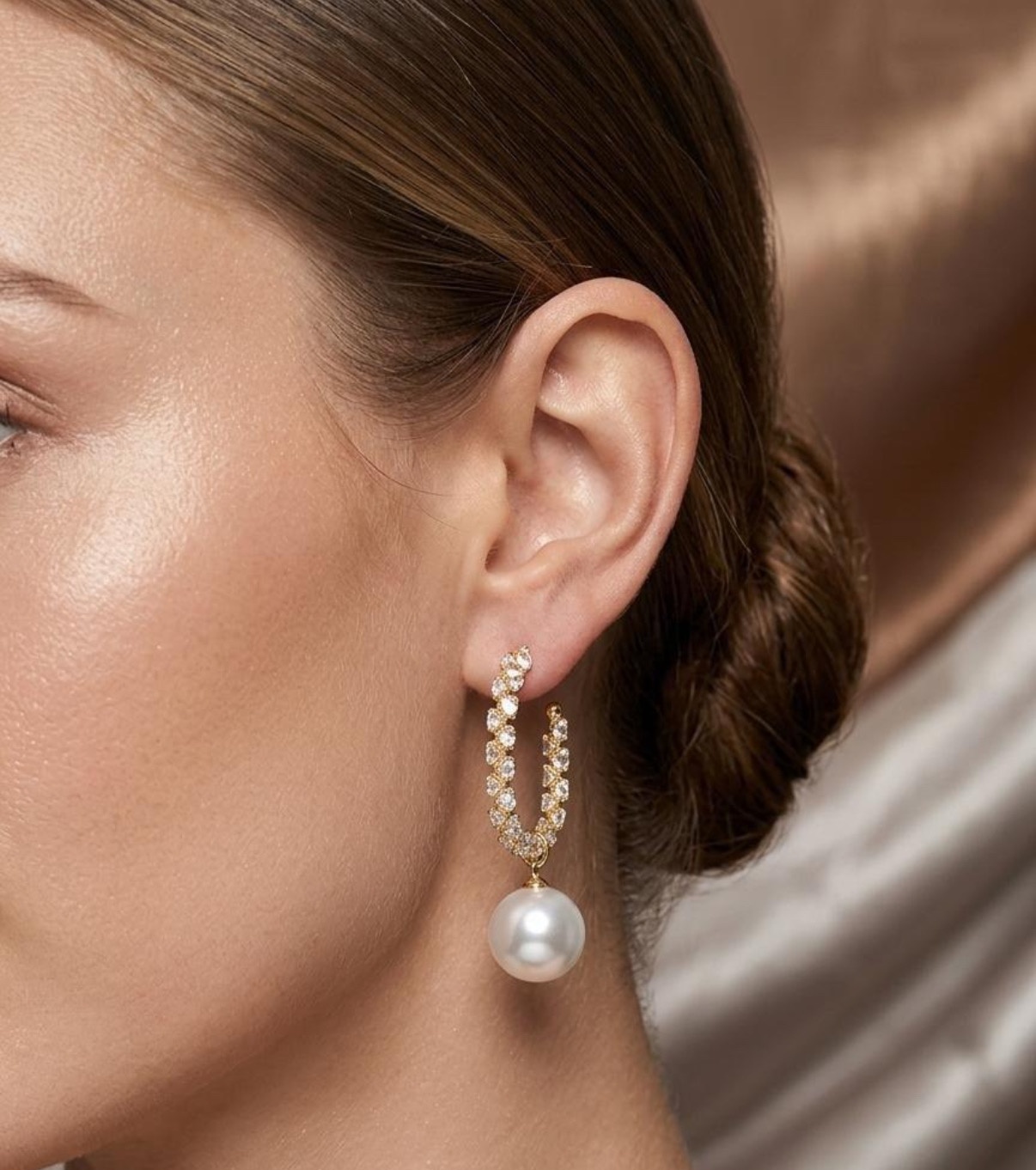 Long Earrings - Golden (FUER-18)