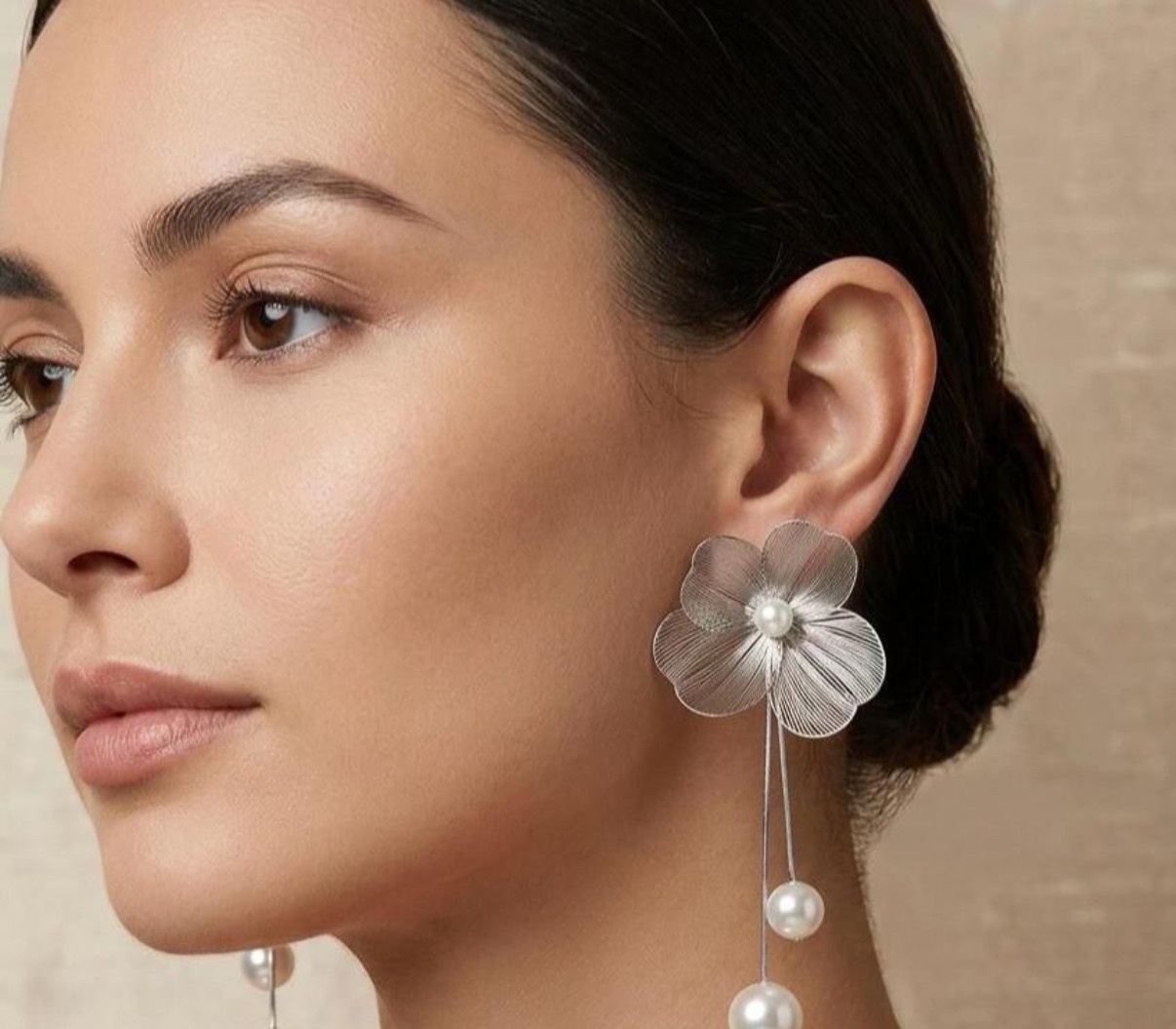 Long Earrings - Silver (FUER-71)