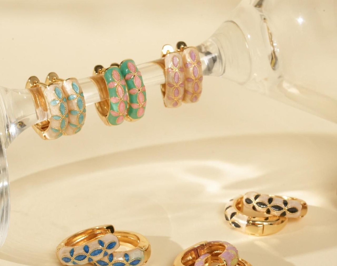 Meenakari Bali Hoops (MBER-10)