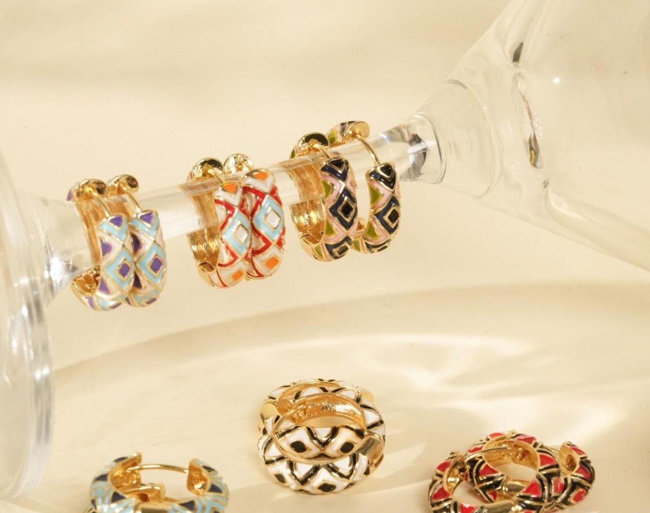 Meenakari Bali Hoops (MBER-13)