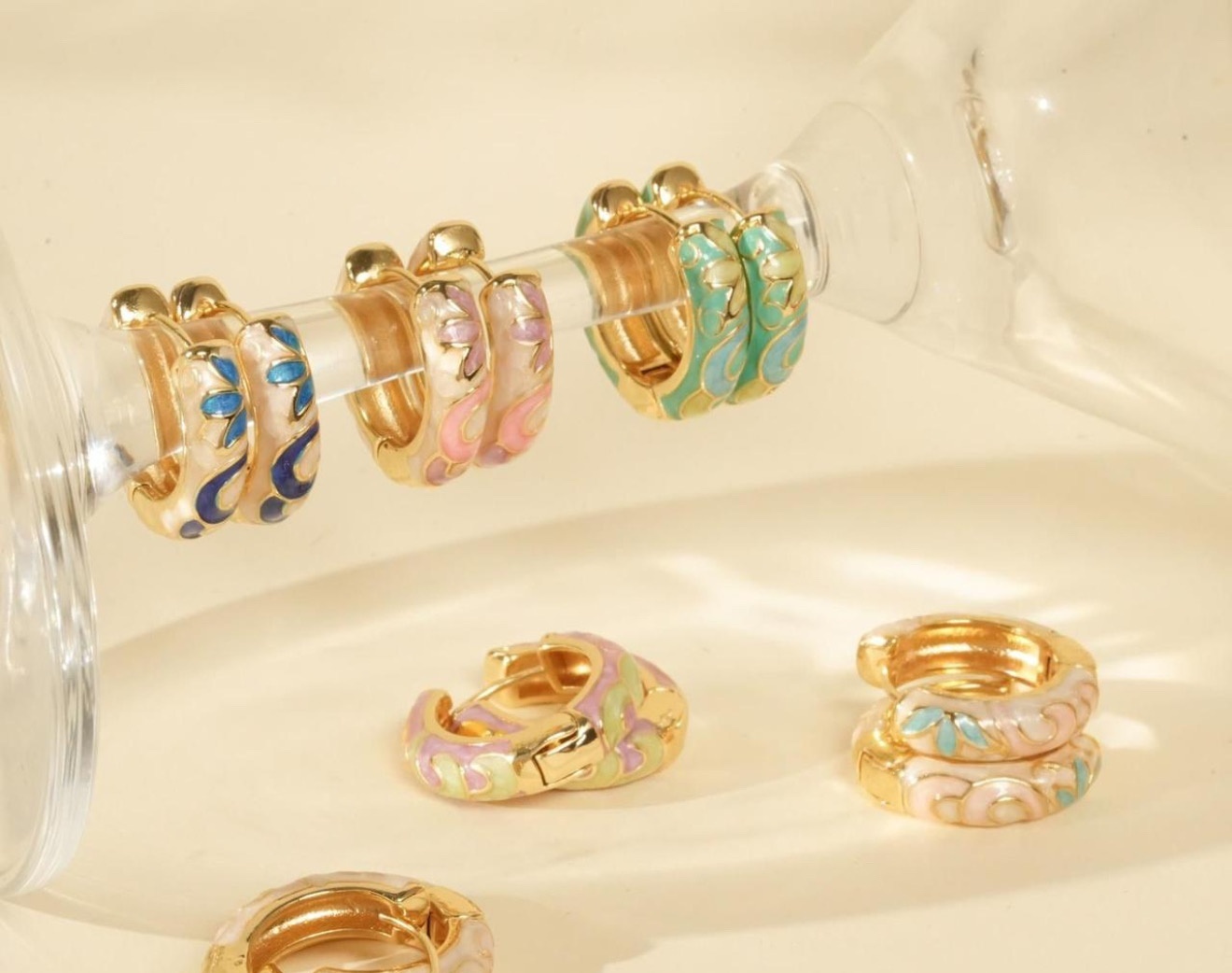 Meenakari Bali Hoops (MBER-17)