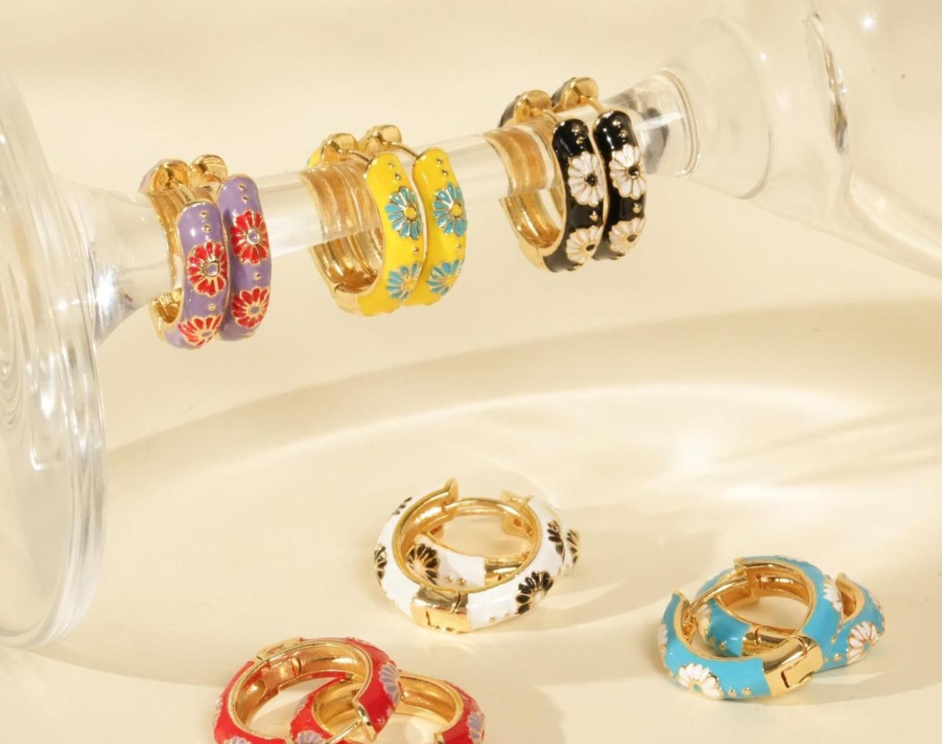 Meenakari Bali Hoops (MBER-22)