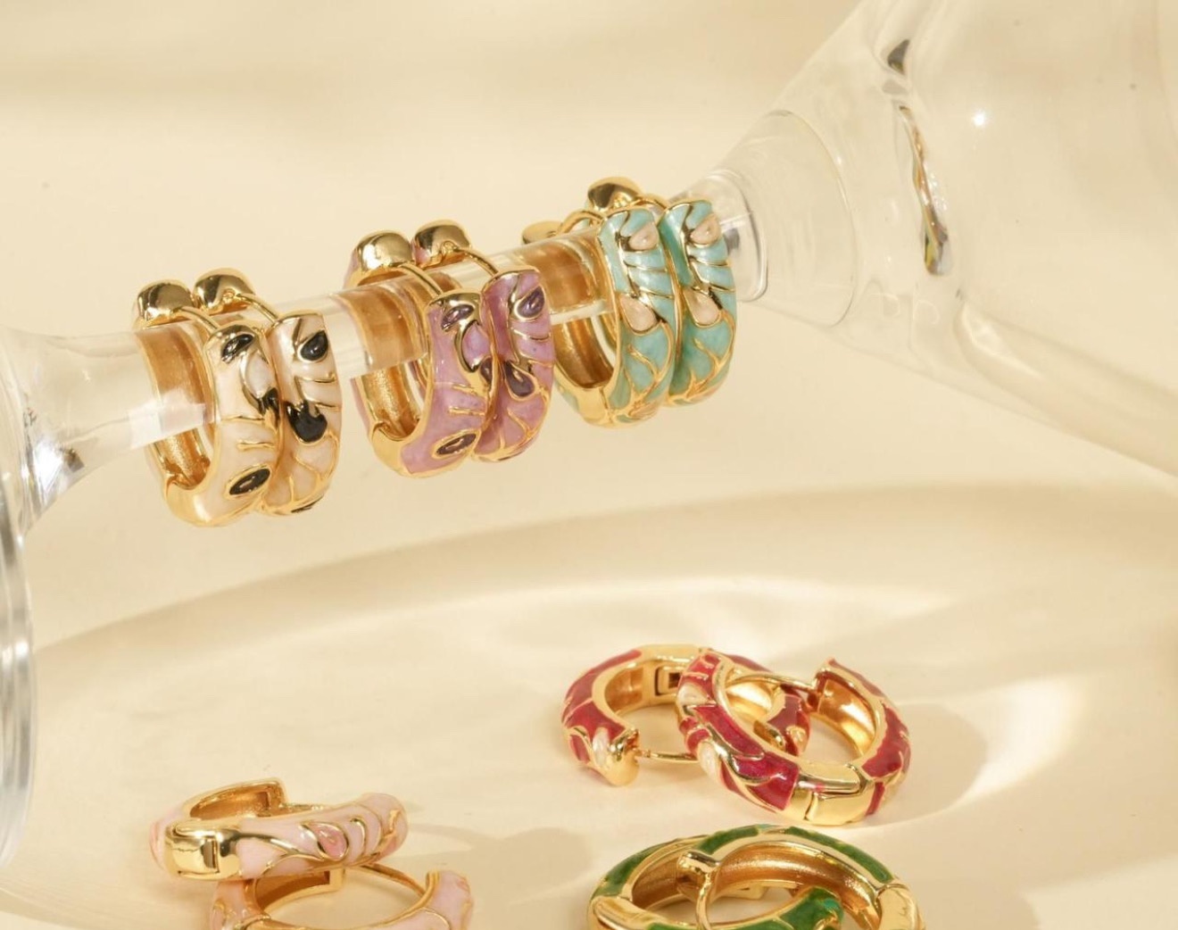 Meenakari Bali Hoops (MBER-23)