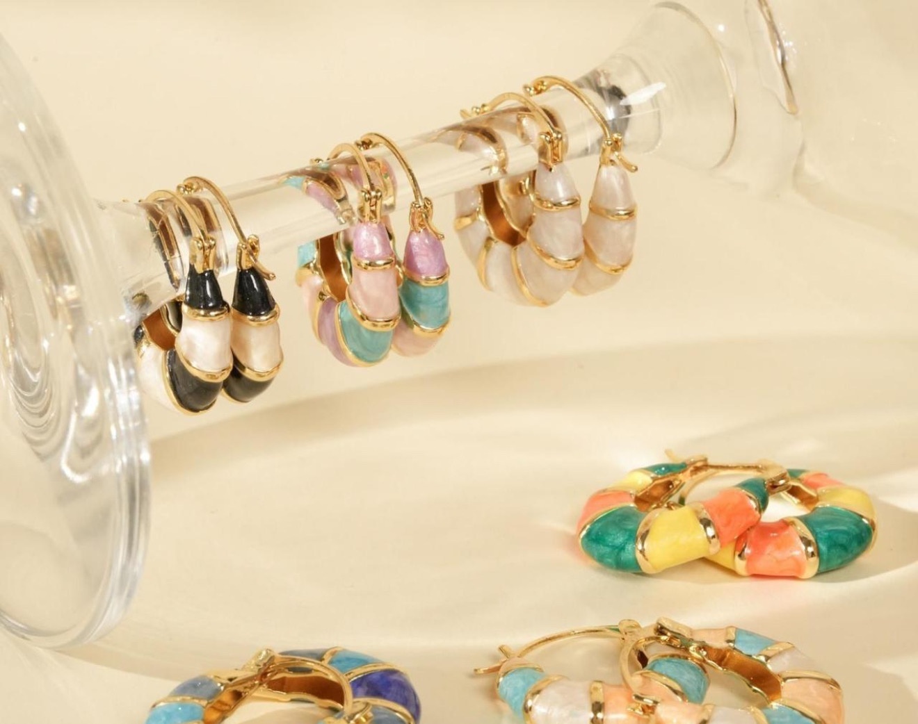 Meenakari Bali Hoops (MBER-24)
