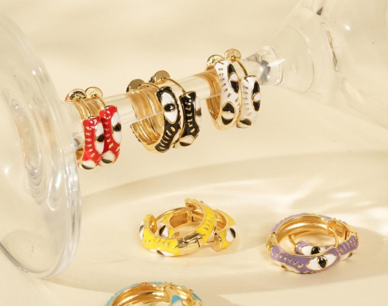 Meenakari Bali Hoops (MBER-5)