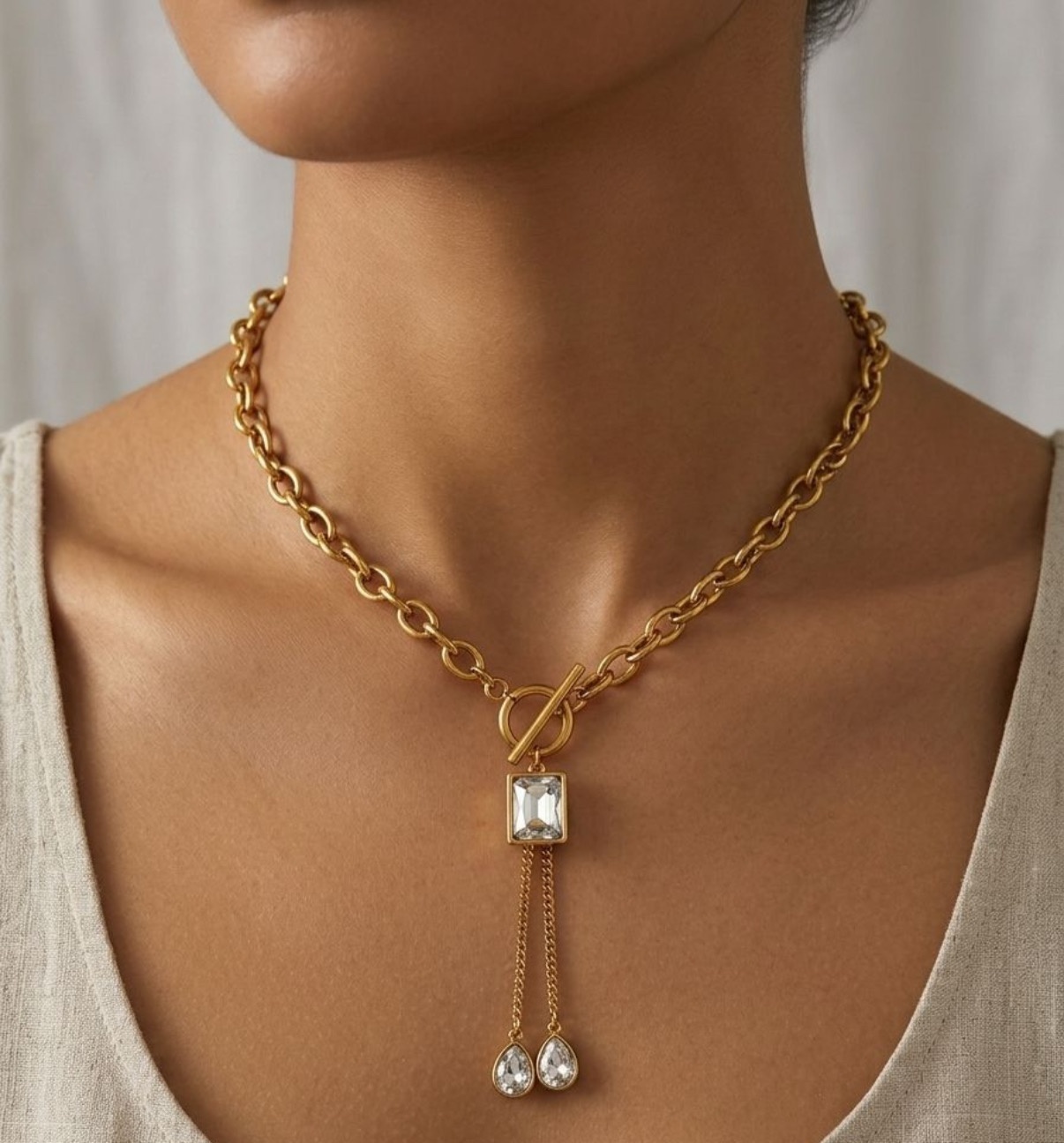 SS Chain Pendants (SSNK-32)