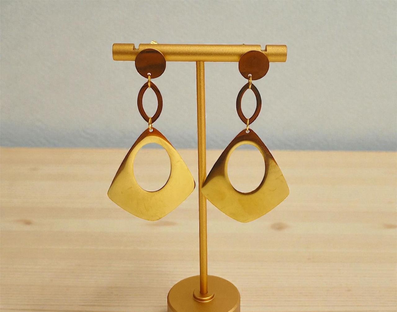SS Earrings - Rose Gold (REER-111)