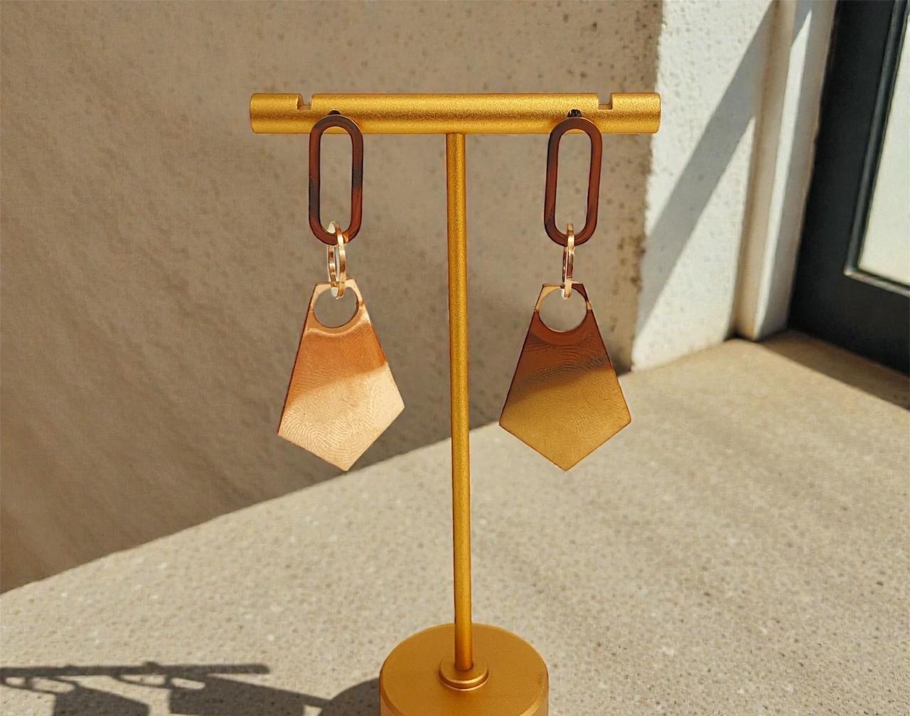 SS Earrings - Rose Gold (REER-113)