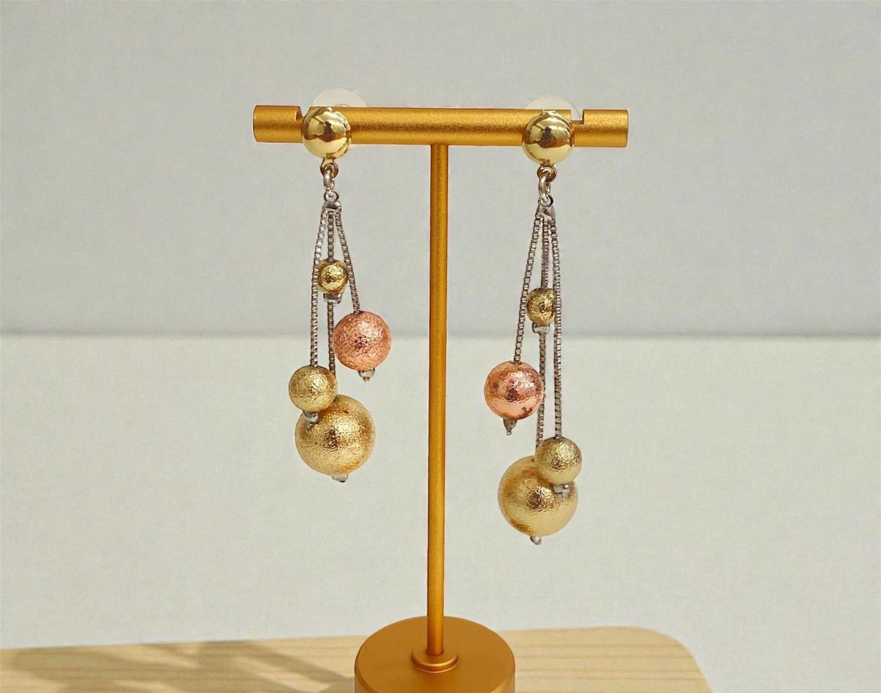 SS Earrings - Rose Gold (REER-121)