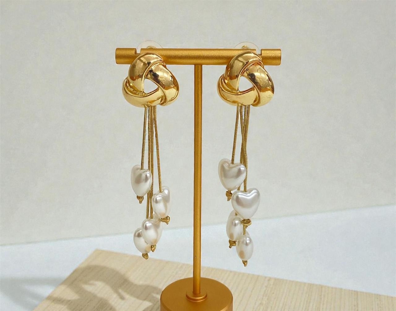 SS Earrings - Rose Gold (REER-123)