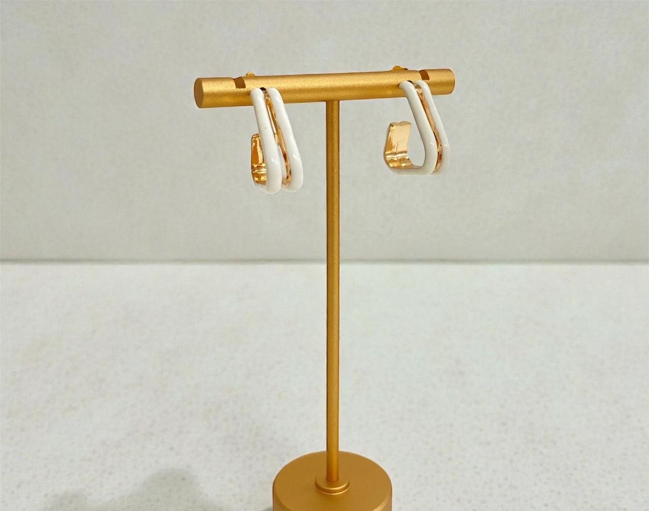 SS Earrings - Rose Gold (REER-128(1))