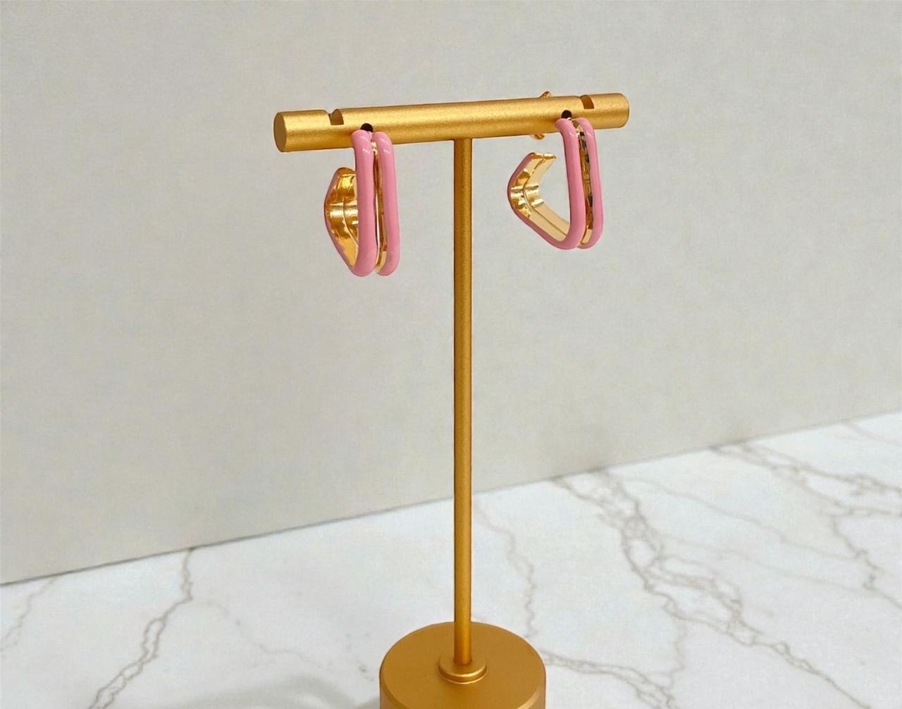 SS Earrings - Rose Gold (REER-128)