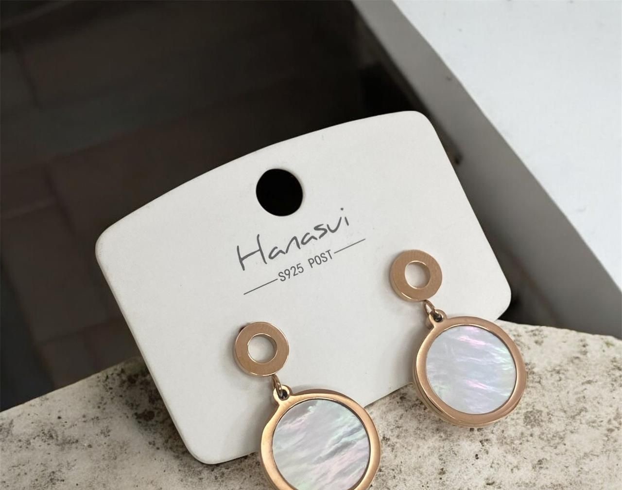 SS Earrings - Rose Gold (REER-49)