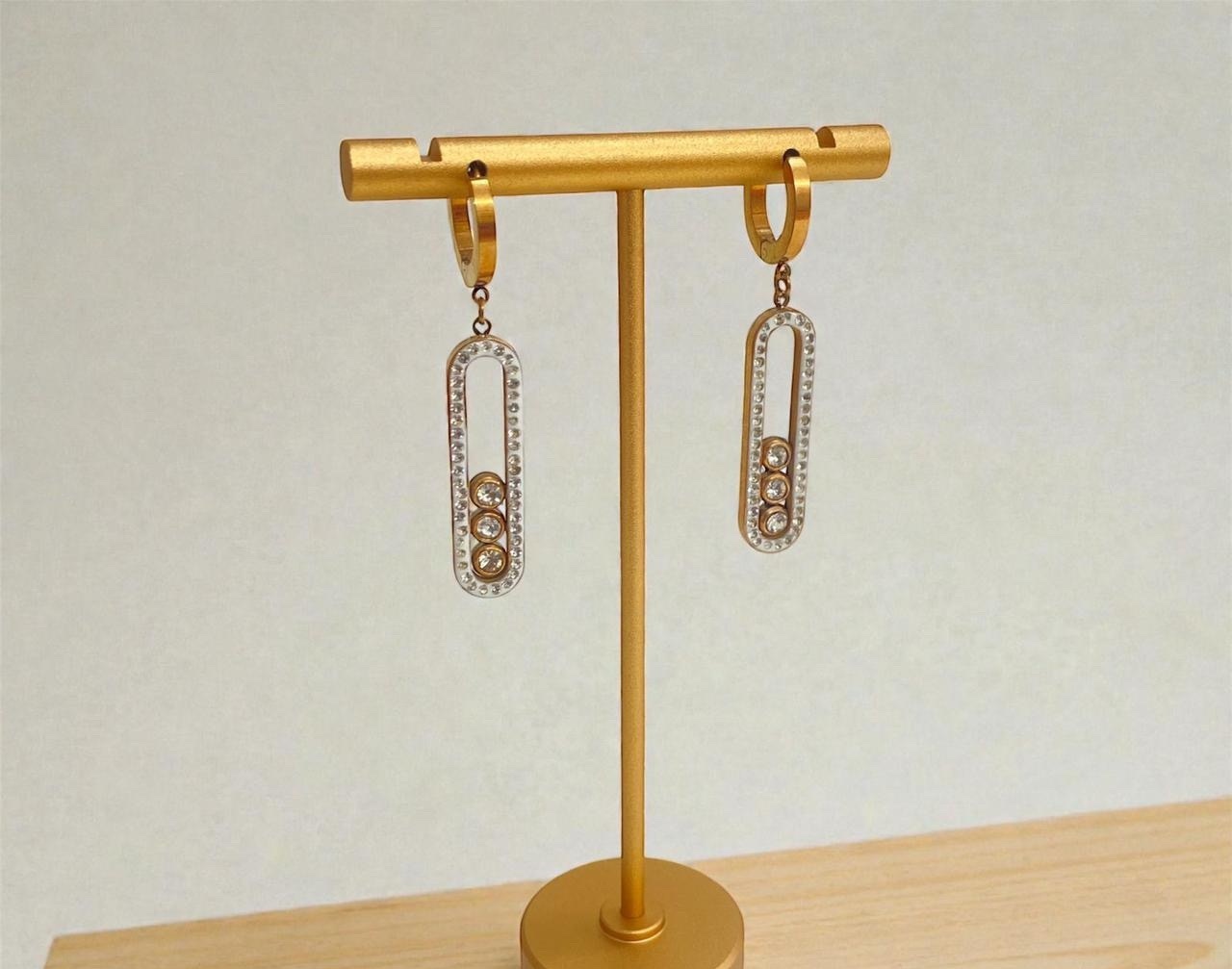 SS Earrings - Rose Gold (REER-79)