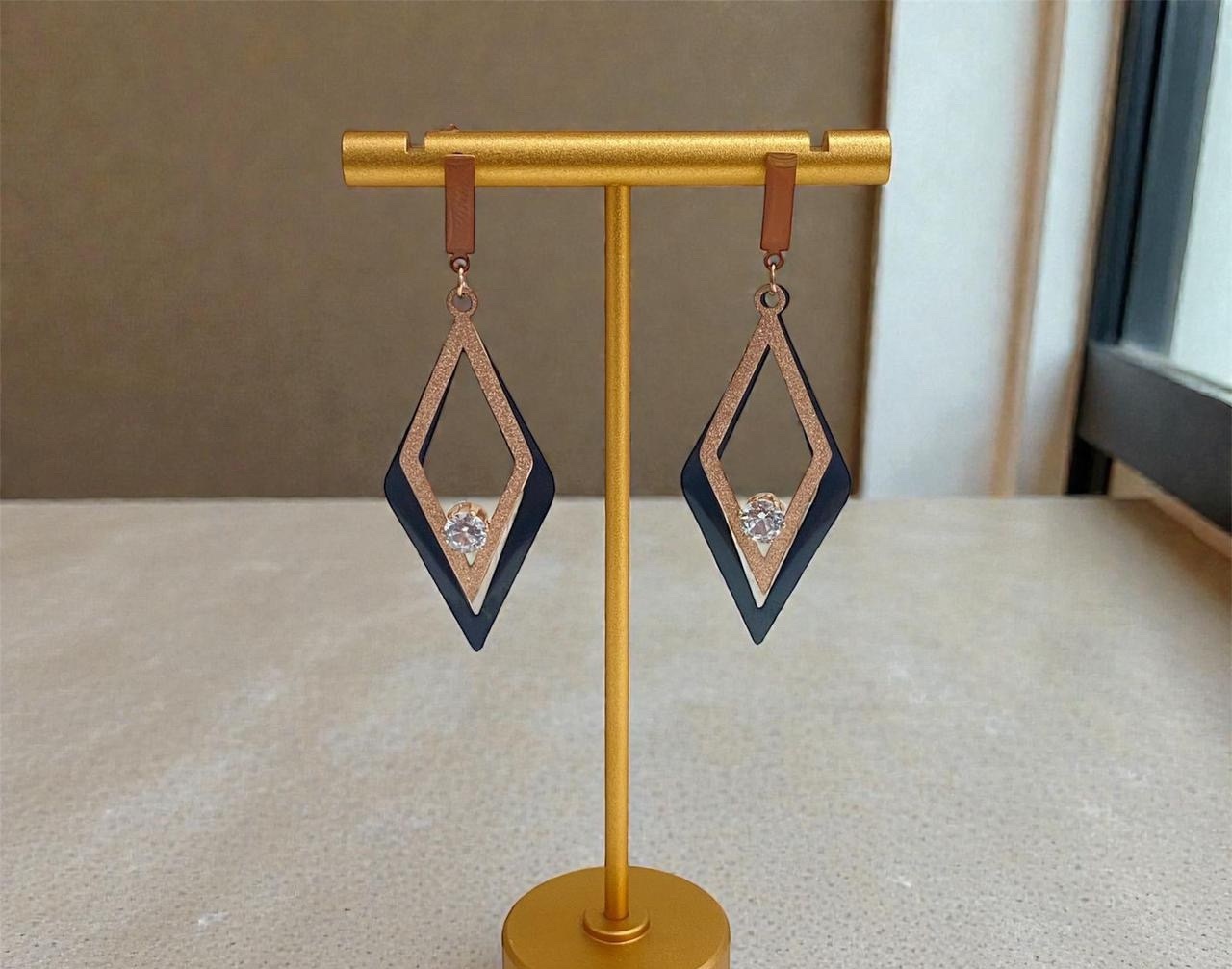 SS Earrings - Rose Gold (REER-85)