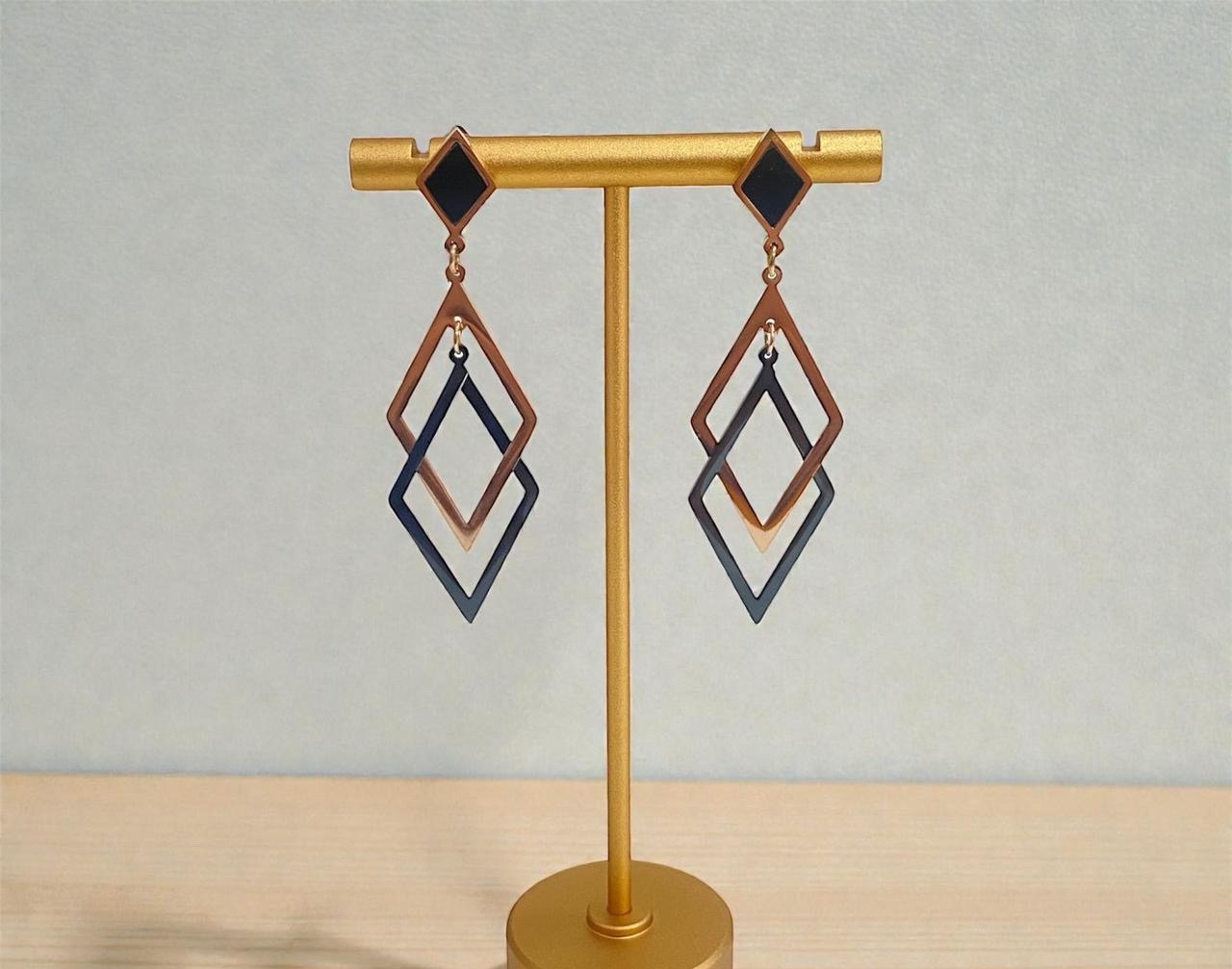 SS Earrings - Rose Gold (REER-86)