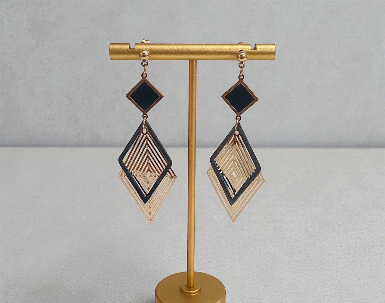 SS Earrings - Rose Gold (REER-87)