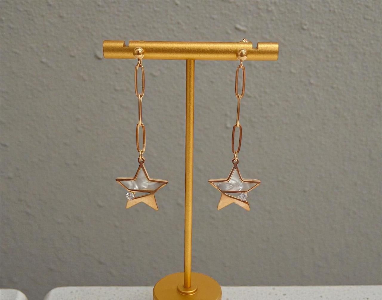 SS Earrings - Rose Gold (REER-89)